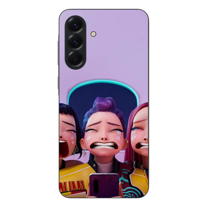 Husa compatibila cu Samsung Galaxy A26 Silicon Gel Tpu Model KPop Demon Hunters Crying Girls