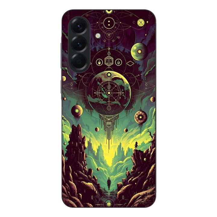 Husa compatibila cu Samsung Galaxy A26 Silicon Gel Tpu Model Mystical Planet