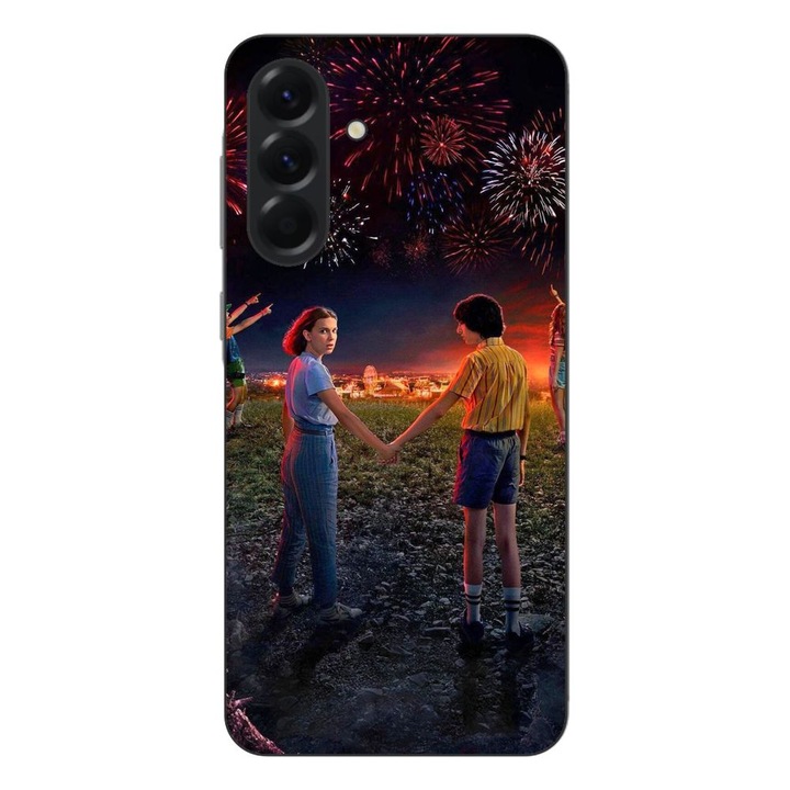 Husa compatibila cu Samsung Galaxy A26 Silicon Gel Tpu Model Stranger Things Fireworks