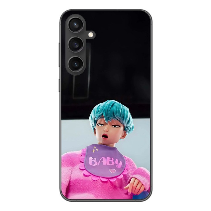 Husa compatibila cu Samsung Galaxy A55 Silicon Gel Tpu Model KPop Demon Hunters Saja Baby