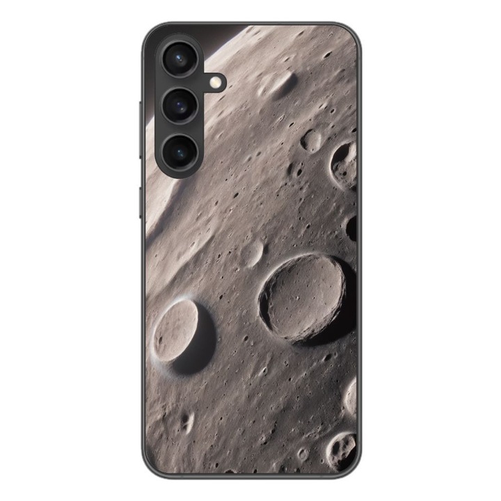 Husa compatibila cu Samsung Galaxy A55 Silicon Gel Tpu Model Moon Surface