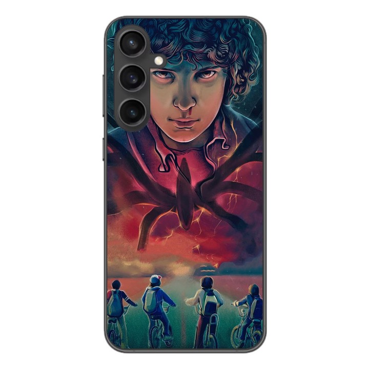Husa compatibila cu Samsung Galaxy A55 Silicon Gel Tpu Model Stranger Things Cartoon