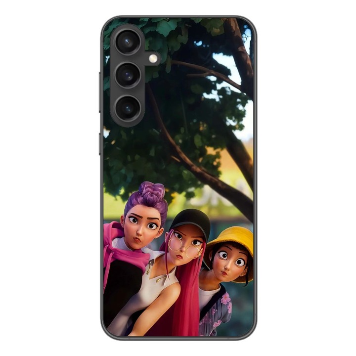 Husa compatibila cu Samsung Galaxy A55 Silicon Gel Tpu Model KPop Demon Hunters Shy Girls