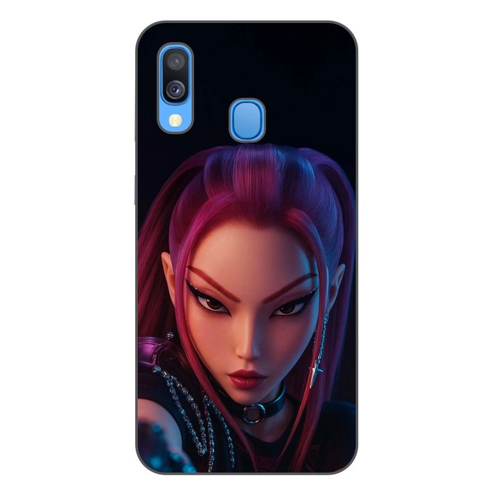Husa compatibila cu Samsung Galaxy A40 Silicon Gel Tpu Model KPop Demon Hunters Beautiful Mira
