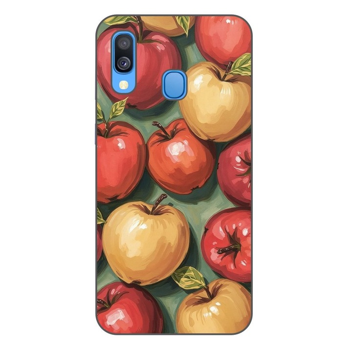 Husa compatibila cu Samsung Galaxy A40 Silicon Gel Tpu Model Painted compatibila cu Apples
