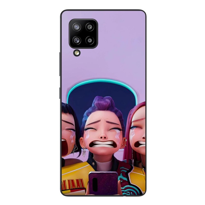 Husa compatibila cu Samsung Galaxy A42 5G Silicon Gel Tpu Model KPop Demon Hunters Crying Girls