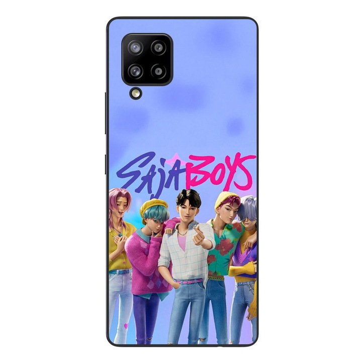 Husa compatibila cu Samsung Galaxy A42 5G Silicon Gel Tpu Model KPop Demon Hunters Saja Boys
