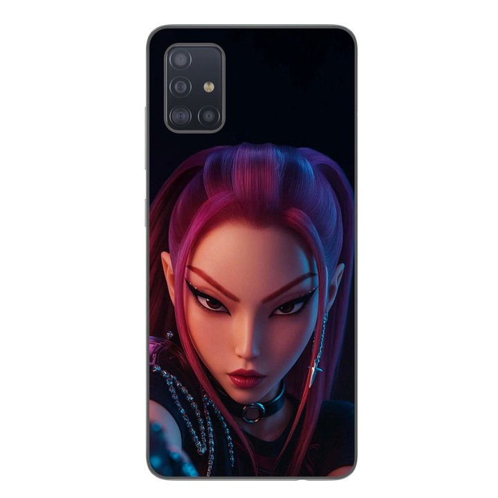 Husa compatibila cu Samsung Galaxy A51 Silicon Gel Tpu Model KPop Demon Hunters Beautiful Mira