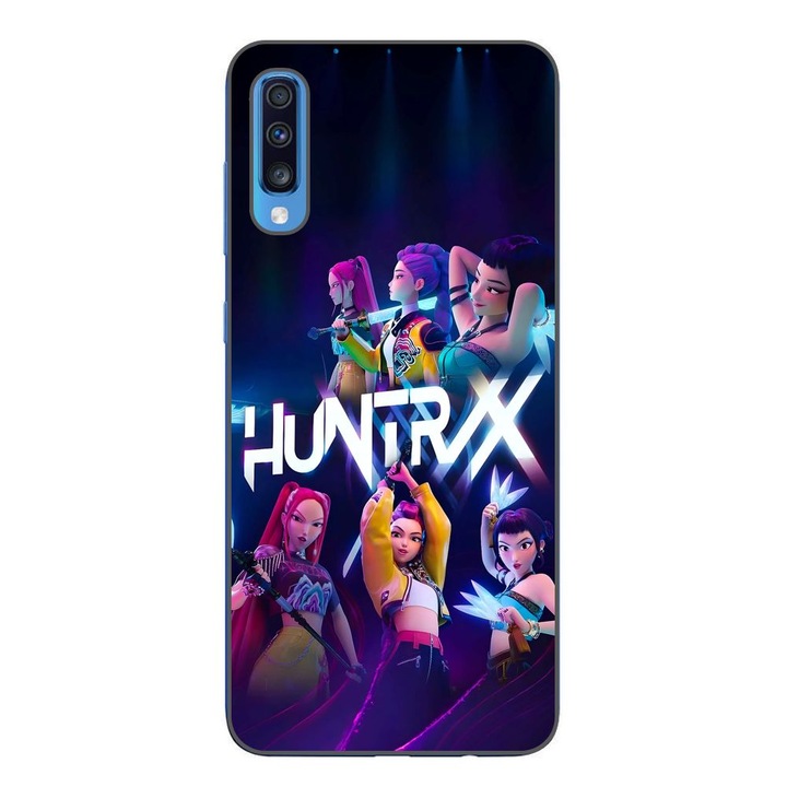 Husa compatibila cu Samsung Galaxy A70 Silicon Gel Tpu Model KPop Demon Hunters HuntrXX