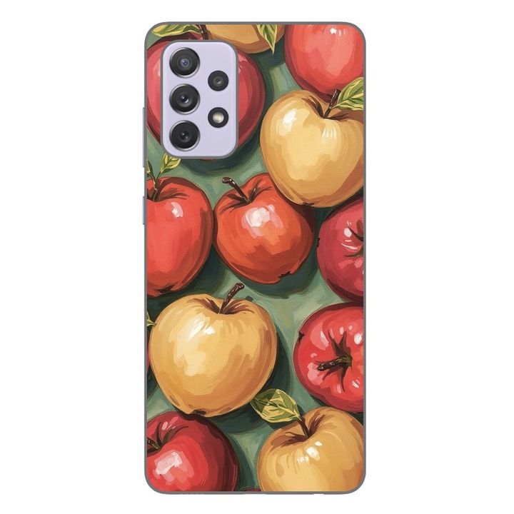Husa compatibila cu Samsung Galaxy A72 5G Silicon Gel Tpu Model Painted compatibila cu Apples