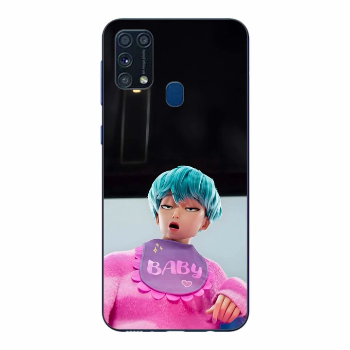 Husa compatibila cu Samsung Galaxy M21S, M31 Silicon Gel Tpu Model KPop Demon Hunters Saja Baby