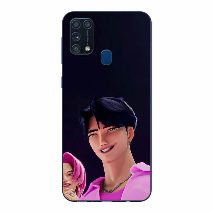 Husa compatibila cu Samsung Galaxy M21S, M31 Silicon Gel Tpu Model KPop Demon Hunters Saja Cool