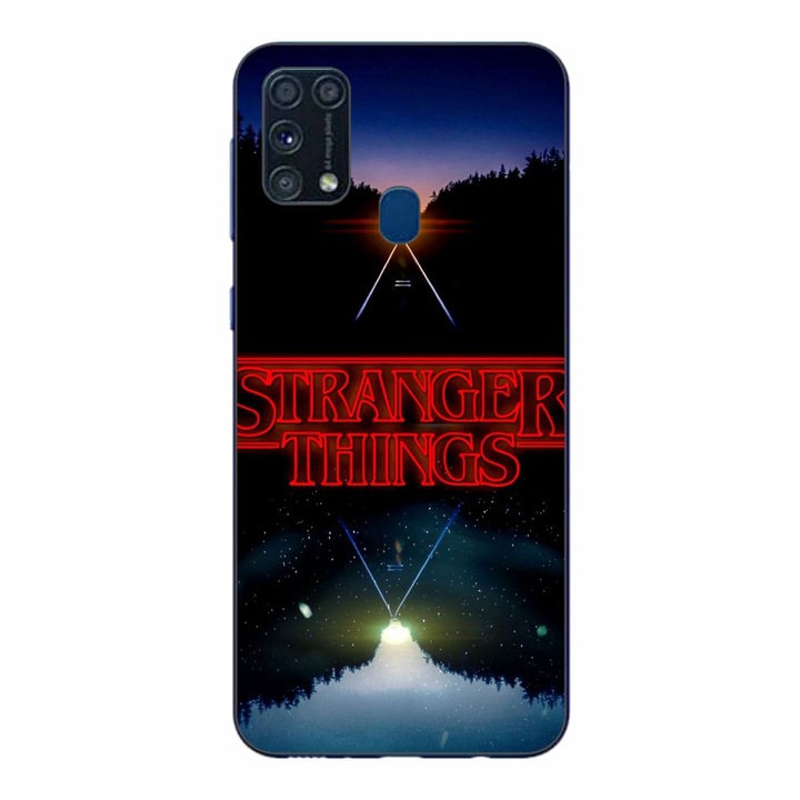 Husa compatibila cu Samsung Galaxy M21S, M31 Silicon Gel Tpu Model Stranger Things Sunset