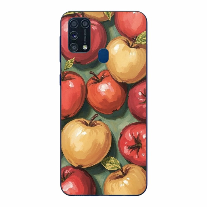 Husa compatibila cu Samsung Galaxy M21S, M31 Silicon Gel Tpu Model Painted compatibila cu Apples