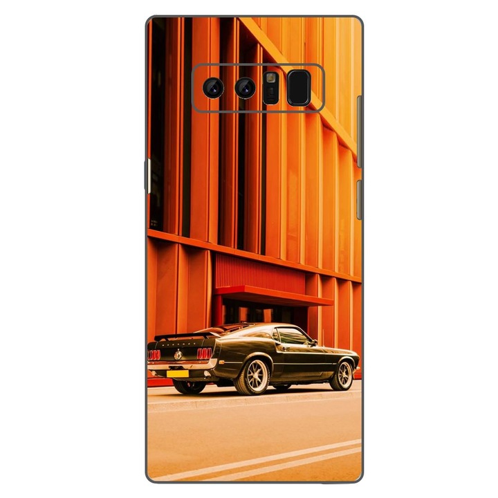 Husa compatibila cu Samsung Galaxy Note 8 Silicon Gel Tpu Model Mustang Sunset