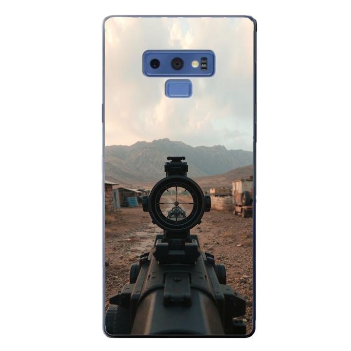 Husa compatibila cu Samsung Galaxy Note 9 Silicon Gel Tpu Model First Person Shooter