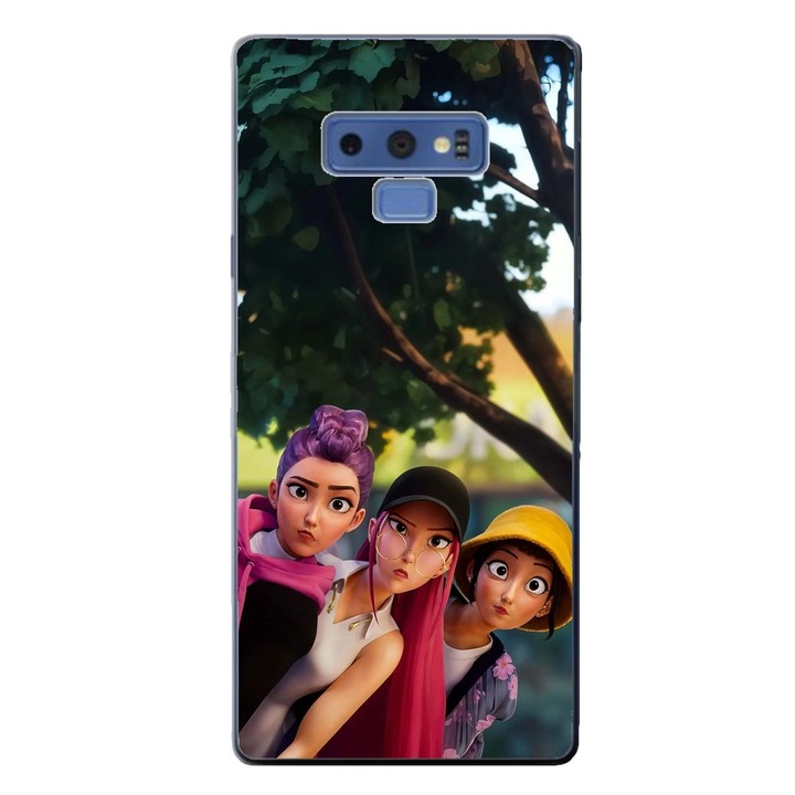 Husa compatibila cu Samsung Galaxy Note 9 Silicon Gel Tpu Model KPop Demon Hunters Shy Girls