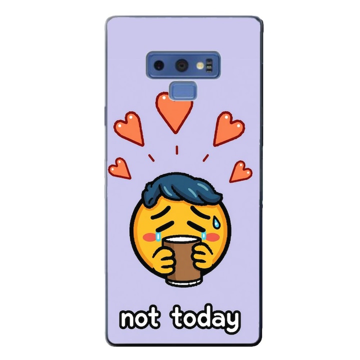 Husa compatibila cu Samsung Galaxy Note 9 Silicon Gel Tpu Model Not Today