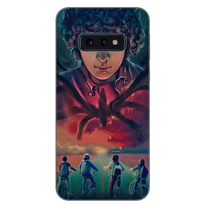 Husa compatibila cu Samsung Galaxy S10e Silicon Gel Tpu Model Stranger Things Cartoon