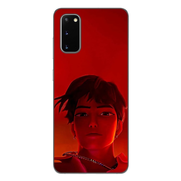 Husa compatibila cu Samsung Galaxy S20 Silicon Gel Tpu Model KPop Demon Hunters Jinu Red