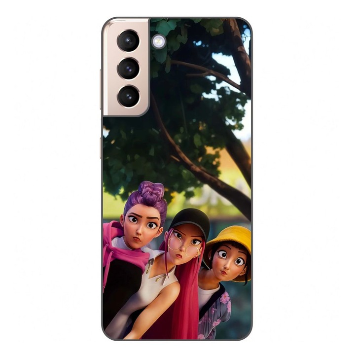 Husa compatibila cu Samsung Galaxy S21 FE Silicon Gel Tpu Model KPop Demon Hunters Shy Girls