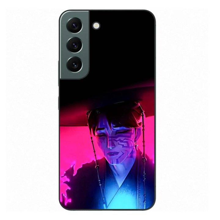 Husa compatibila cu Samsung Galaxy S22+ Plus Silicon Gel Tpu Model KPop Demon Hunters Jinu Universe