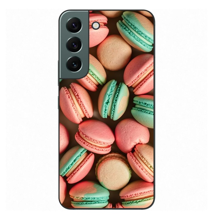 Husa compatibila cu Samsung Galaxy S22+ Plus Silicon Gel Tpu Model Tasty Macarons