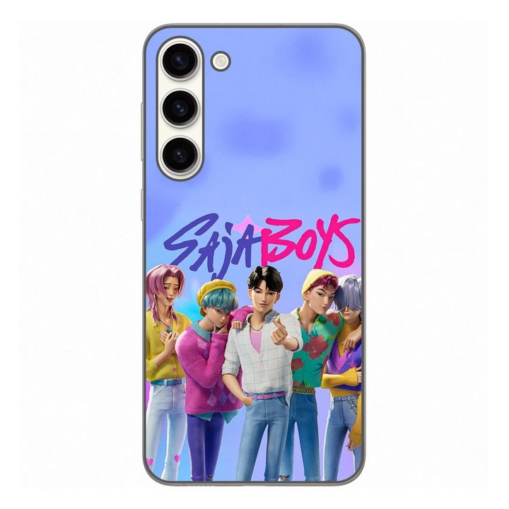 Husa compatibila cu Samsung Galaxy S23 Plus Silicon Gel Tpu Model KPop Demon Hunters Saja Boys