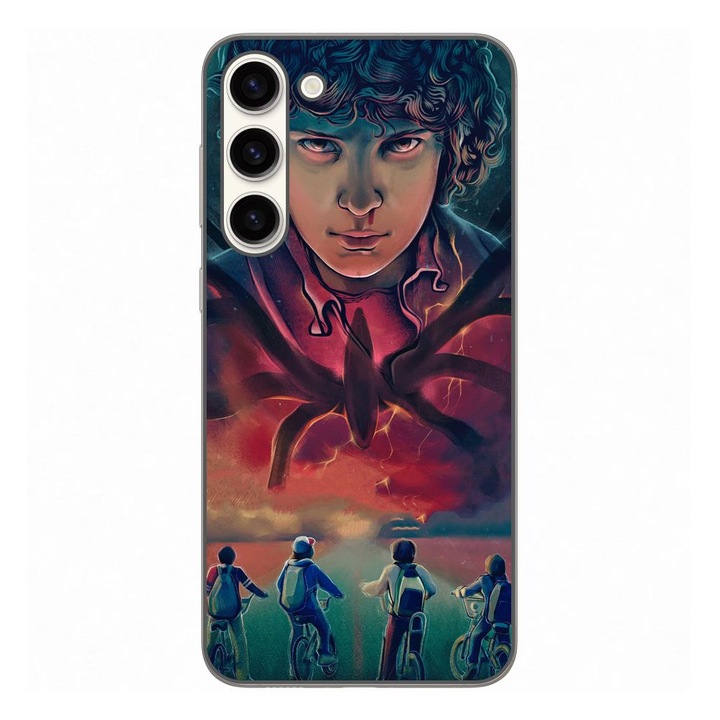 Husa compatibila cu Samsung Galaxy S23 Plus Silicon Gel Tpu Model Stranger Things Cartoon