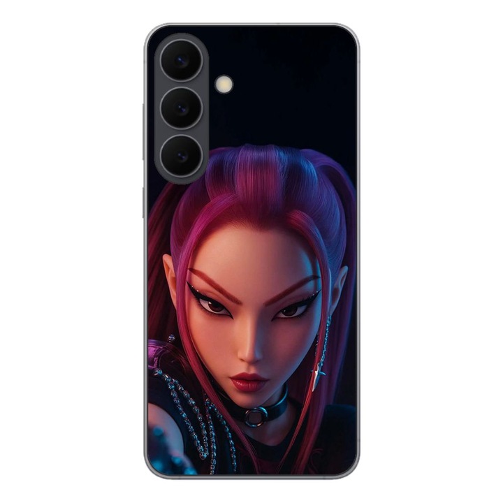 Husa compatibila cu Samsung Galaxy S25 FE Silicon Gel Tpu Model KPop Demon Hunters Beautiful Mira
