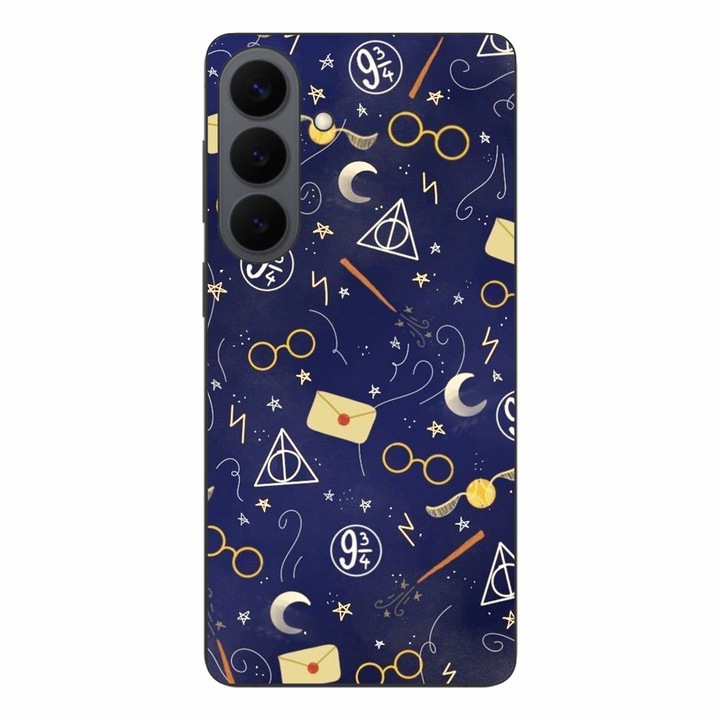 Husa compatibila cu Samsung Galaxy S26 Plus Silicon Gel Tpu Model Harry Potter Pattern Symbols