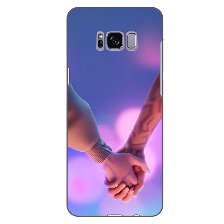 Husa compatibila cu Samsung Galaxy S8 Silicon Gel Tpu Model KPop Demon Hunters Couples Hands