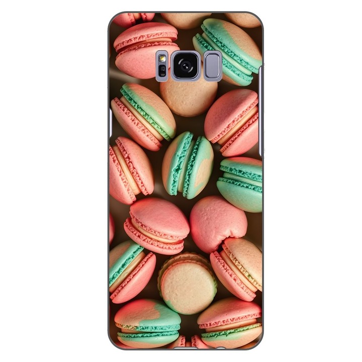 Husa compatibila cu Samsung Galaxy S8 Silicon Gel Tpu Model Tasty Macarons