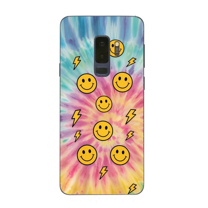 Husa compatibila cu Samsung Galaxy S9 Plus Silicon Gel Tpu Model Retro Smiley Faces