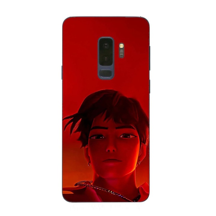 Husa compatibila cu Samsung Galaxy S9 Plus Silicon Gel Tpu Model KPop Demon Hunters Jinu Red