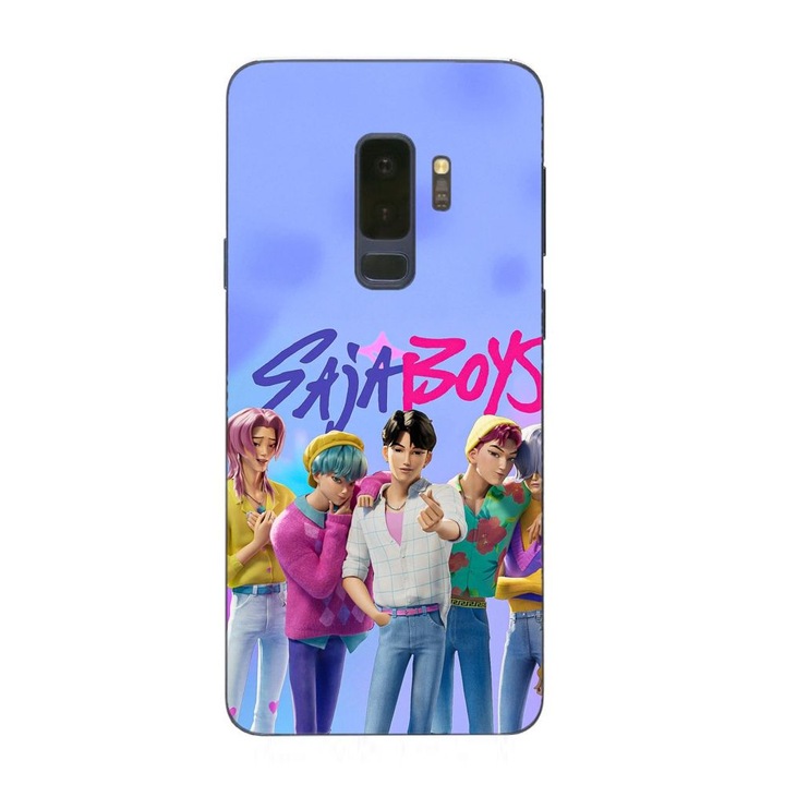 Husa compatibila cu Samsung Galaxy S9 Plus Silicon Gel Tpu Model KPop Demon Hunters Saja Boys