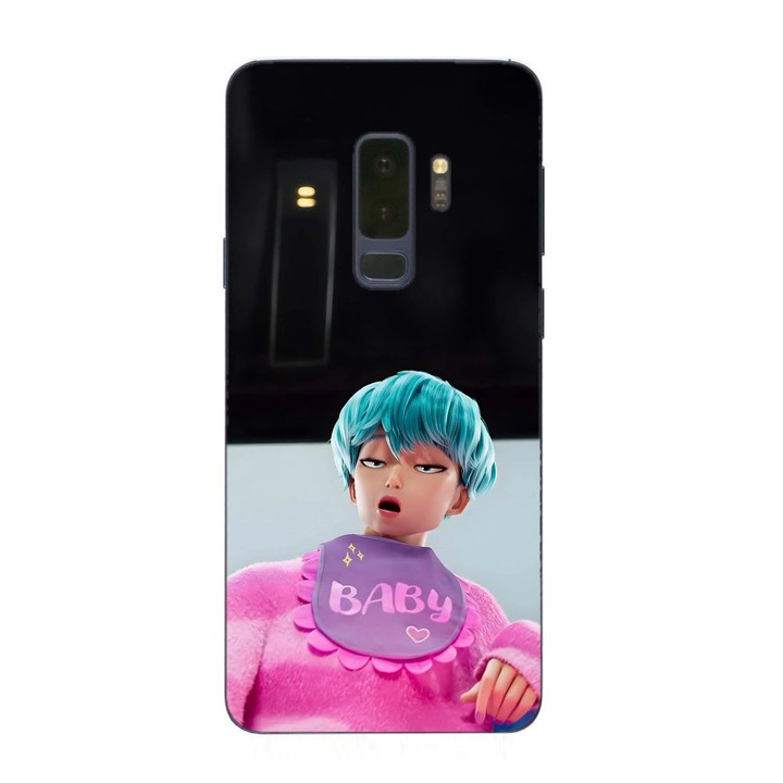 Husa compatibila cu Samsung Galaxy S9 Plus Silicon Gel Tpu Model KPop Demon Hunters Saja Baby