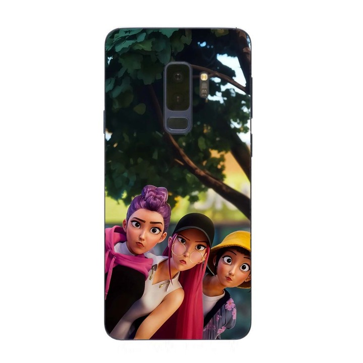 Husa compatibila cu Samsung Galaxy S9 Plus Silicon Gel Tpu Model KPop Demon Hunters Shy Girls