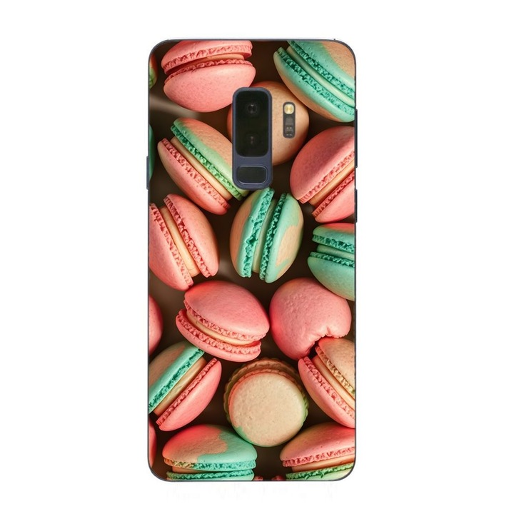 Husa compatibila cu Samsung Galaxy S9 Plus Silicon Gel Tpu Model Tasty Macarons