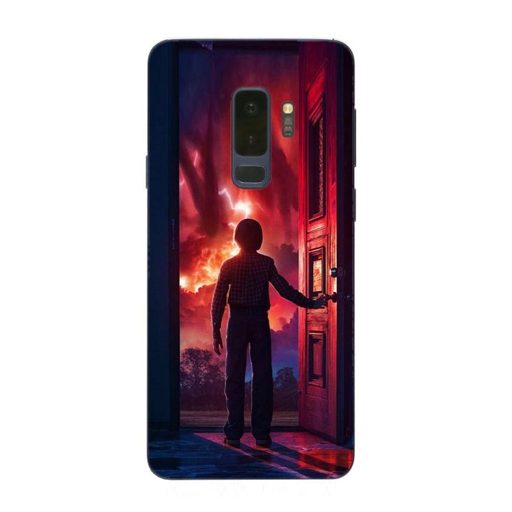 Husa compatibila cu Samsung Galaxy S9 Plus Silicon Gel Tpu Model Stranger Things Door to Hell