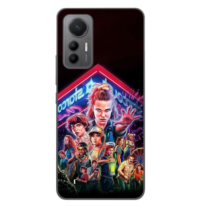Husa compatibila cu Xiaomi 12 Lite Silicon Gel Tpu Model Stranger Things All Team