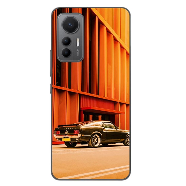 Husa compatibila cu Xiaomi 12 Lite Silicon Gel Tpu Model Mustang Sunset