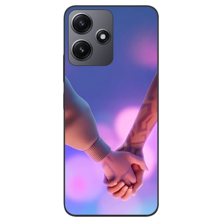 Husa compatibila cu Xiaomi Redmi 12 5G Silicon Gel Tpu Model KPop Demon Hunters Couples Hands