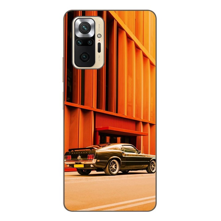 Husa compatibila cu Xiaomi Redmi Note 10 Pro Silicon Gel Tpu Model Mustang Sunset
