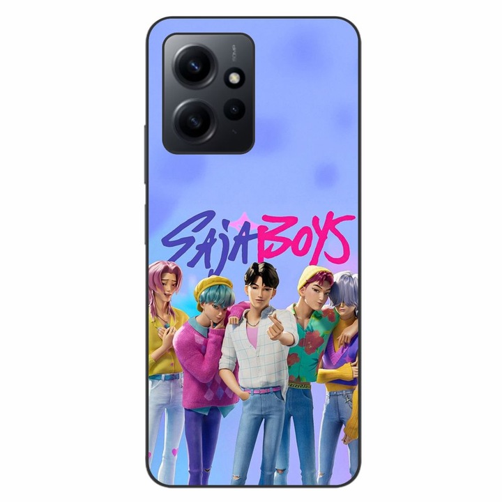 Husa compatibila cu Xiaomi Redmi Note 12 4G Silicon Gel Tpu Model KPop Demon Hunters Saja Boys