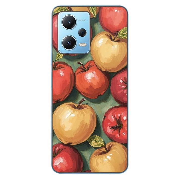 Husa compatibila cu Xiaomi Redmi Note 12 5G Silicon Gel Tpu Model Painted compatibila cu Apples