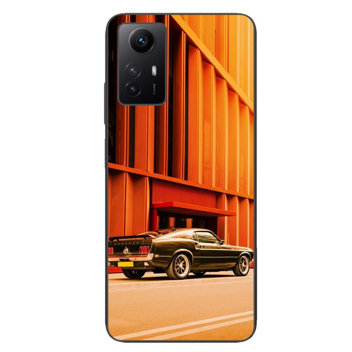 Husa compatibila cu Xiaomi Redmi Note 12s Silicon Gel Tpu Model Mustang Sunset