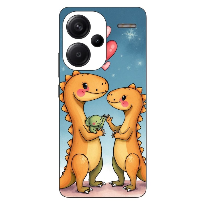 Husa compatibila cu Xiaomi Redmi Note 13 Pro Plus Silicon Gel Tpu Model Dino Cute Family
