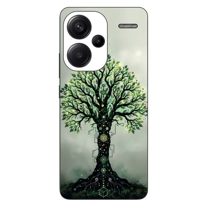 Husa compatibila cu Xiaomi Redmi Note 13 Pro Plus Silicon Gel Tpu Model Mystical Tree