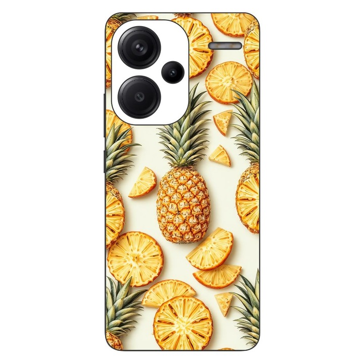 Husa compatibila cu Xiaomi Redmi Note 13 Pro Plus Silicon Gel Tpu Model Juicy Pineapple